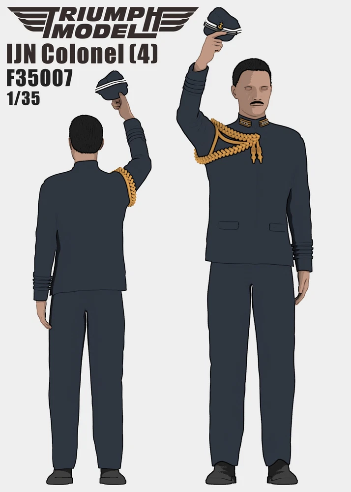 Triumph Model F35007 1/35 IJN Colonel (4) 3D Printed Model -