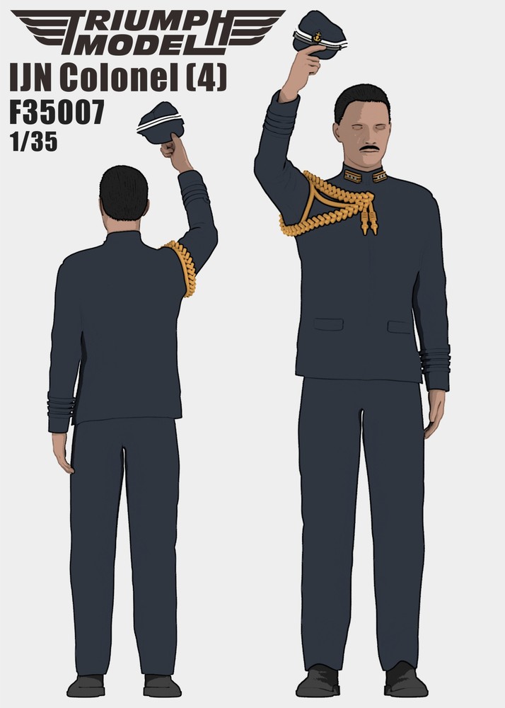 Triumph Models F35007 1/35 IJN Colonel (4) 3D Printed Model