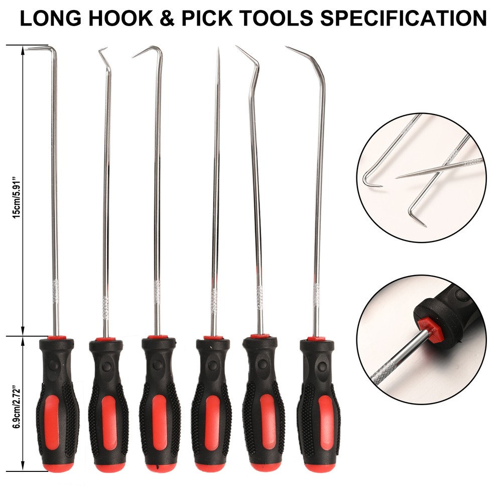 O Ring Seal Removal Tool Gasket Puller Remover Screwdriver Hook And Pick Set 10X