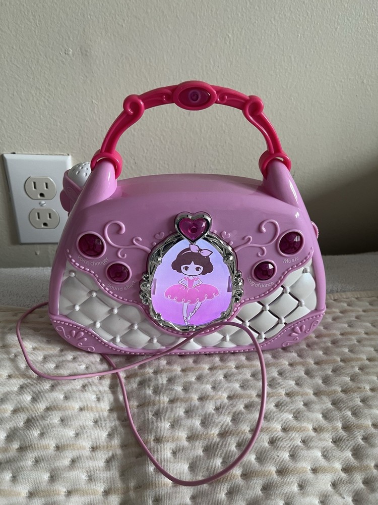 Musical Karaoke Machine Toy Pink