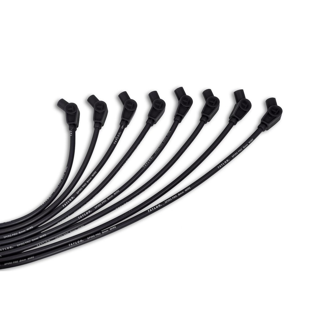 TAYLOR CABLE SPIRO-PRO 135DEG BLK 8CYL- 73053