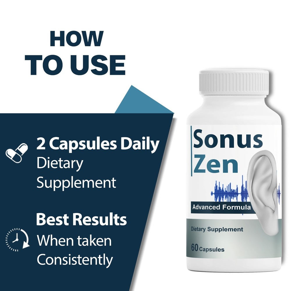 (6 Pack) SonusZen Capsules - Advanced Sonus Zen For Clear Hearing & Ear Support