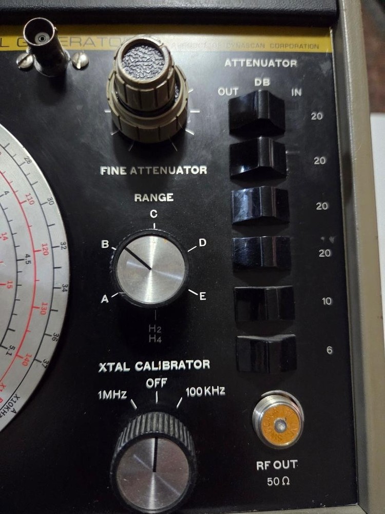 B&K PRECISION SOLID STATE MODEL E-2000 SIGNAL GENERATOR (AS IS, NOT WORKING)