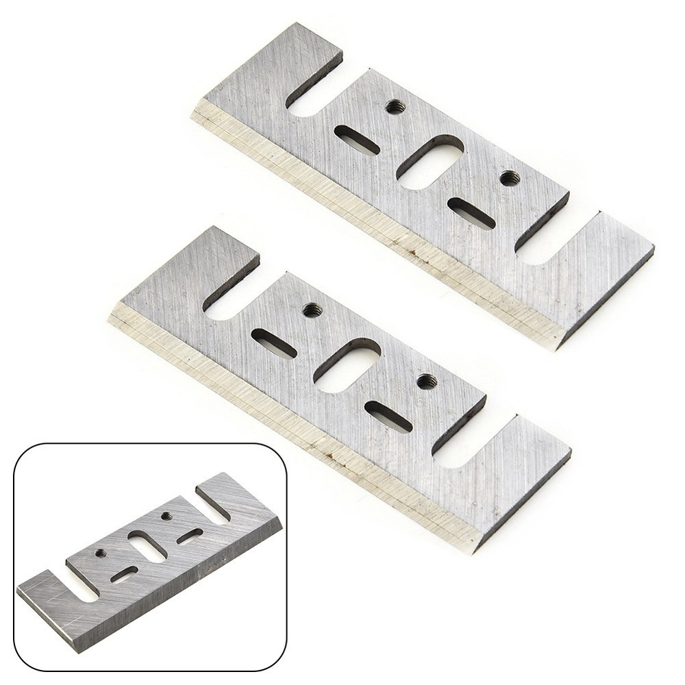 2PCS Electric Planer Spare Blades Replacement For 1900B Woodworking Tool