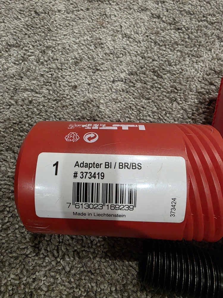 Hilti No. 373419 core rig adapter
