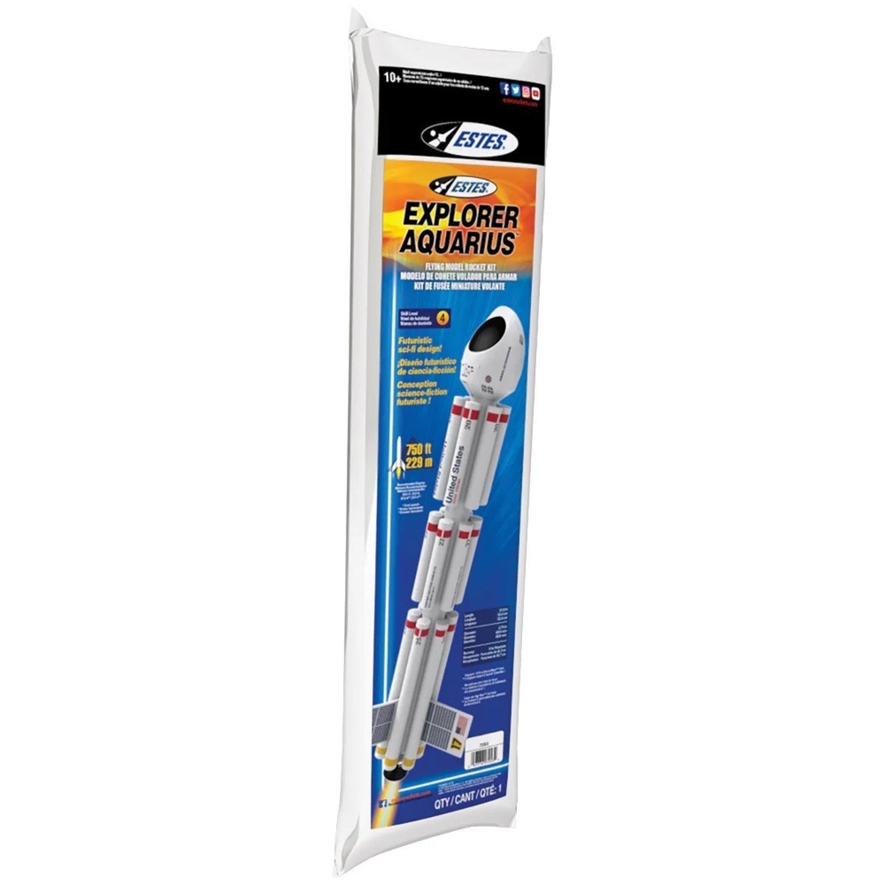 Estes EST7253 Explorer Aquarius Model Rocket Kit - Preholiday Special