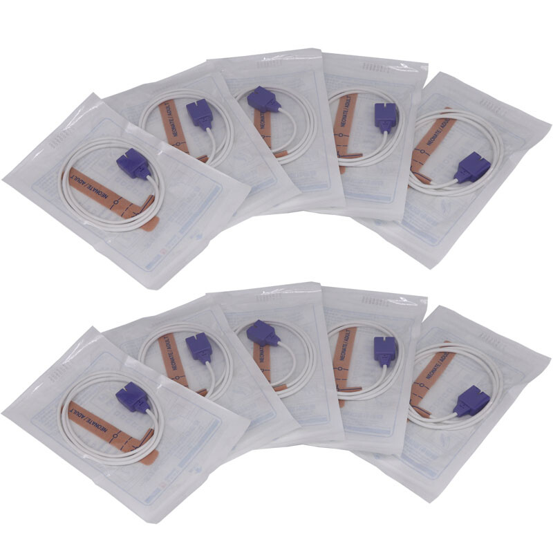 5Pcs/Pack Compatible With -Oximax Disposable SpO2 Sensor Adhesive Textile