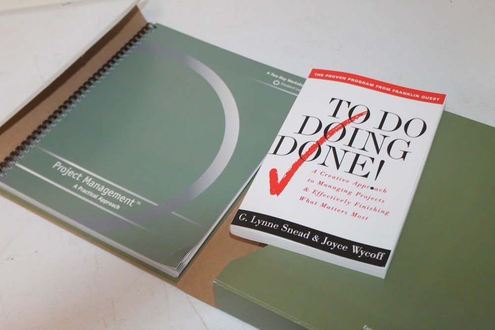 Franklin Covey Project Management A Practical Approach Disc And To Do Doing Done