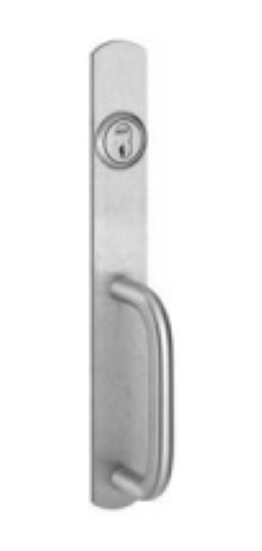 PHI Precision 2003C-630 Narrow Stile Exit Device Pull Trim LESS/CYLINDER