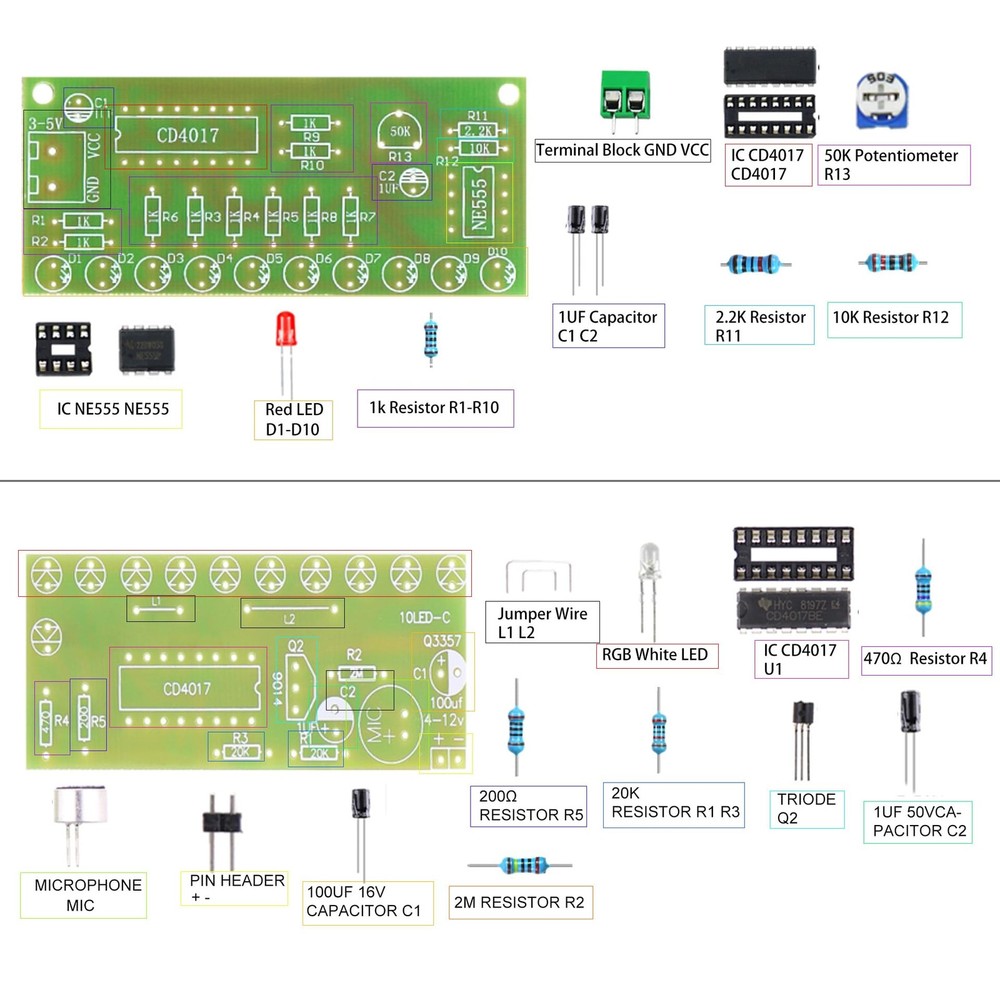 Soldering Practice Kit 5 DIY Electronics Projects Soldering Kit DIY Tesla Coi...