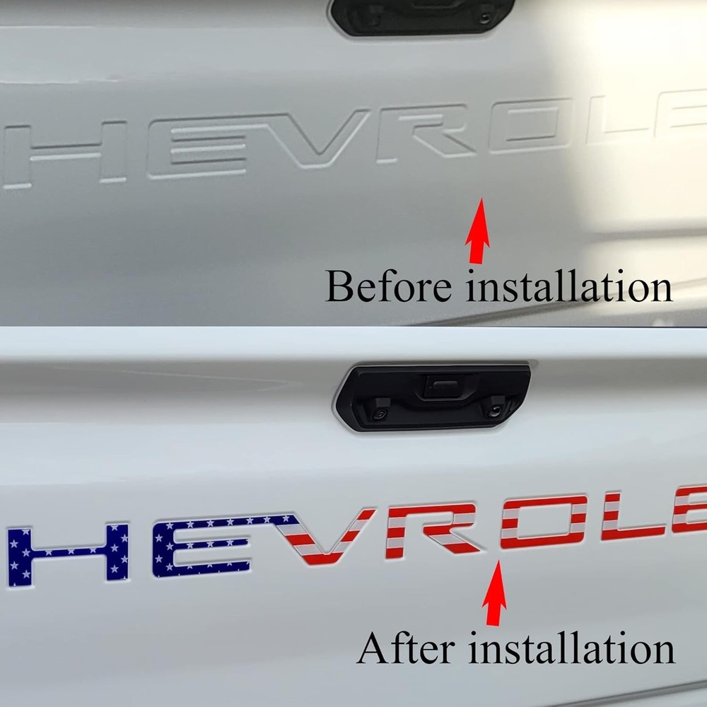 ABS Plastic Tailgate Inserts with Strong Adhesive for 2019-2025 Trucks