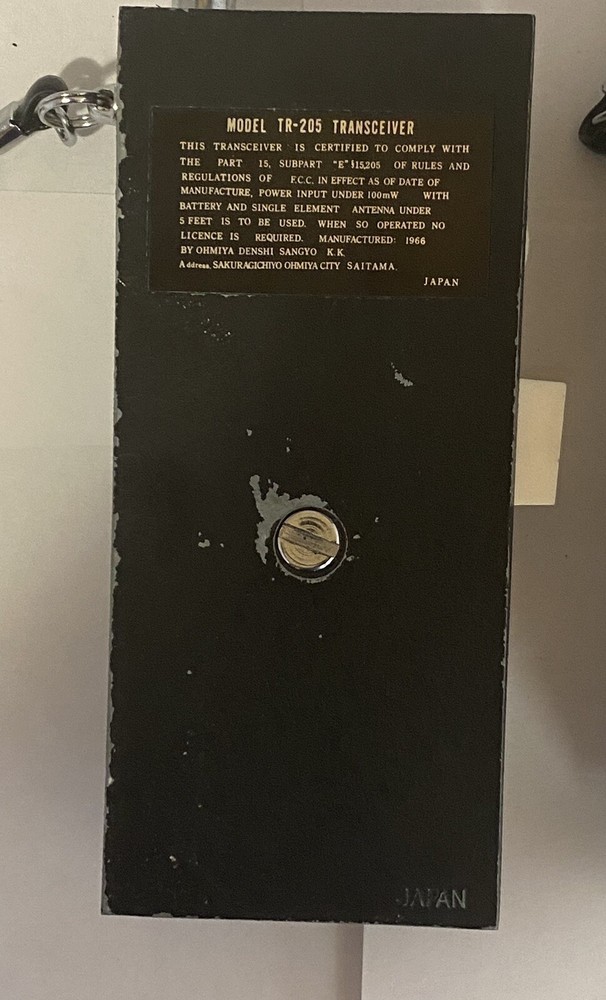 Pair Drexel 7-Transistor Transceiver with Cases - Working