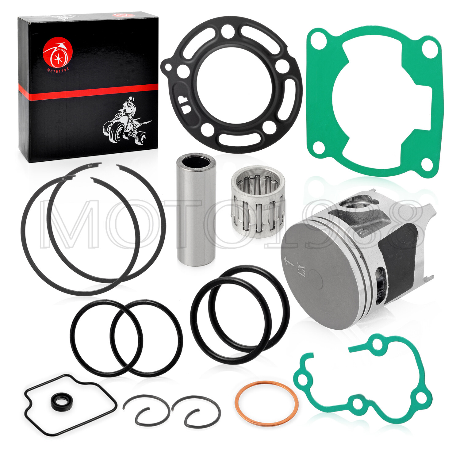 Piston & Ring & Bearing CYLINDER GASKET kit 48.5mm for Kawasaki KX85 2001-2013