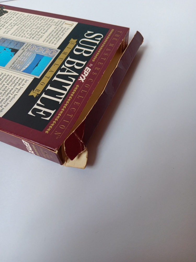 Commodore 64/128 Sub Battle Simulator Computer Game Software Tested/Works