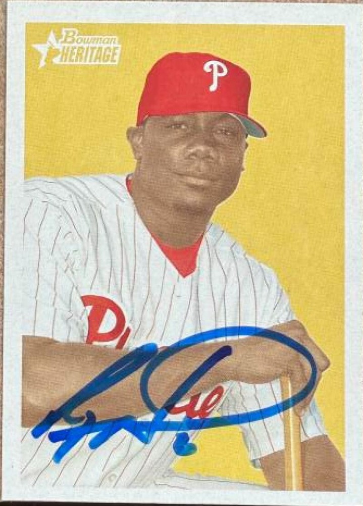 Ryan Howard Autographed 2006 Bowman Heritage #3