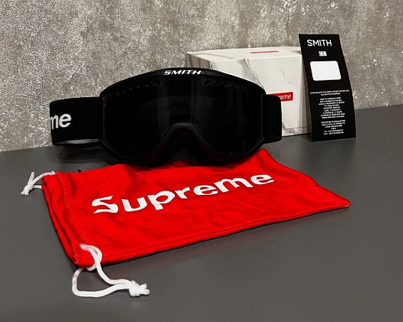 Supreme x Smith Ski Snowboard Goggles Black Off-Road ATV Dirt Bike FW15 New US