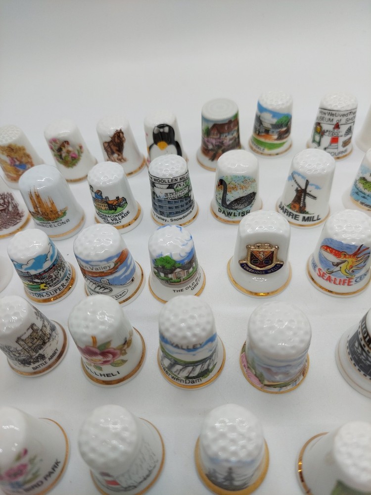 Large bundle of mixed thimbles mixed lot 3
