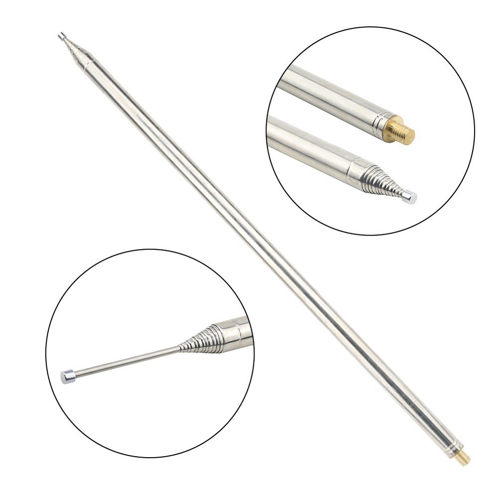 New permanent telescopic antenna shortwave antenna 50 cm elements M10 thread