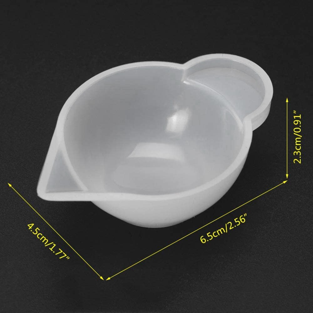 10 Pcs Silicone Mold Cup Dispenser, Measuring Cup,Modulation Tools for DIY4576
