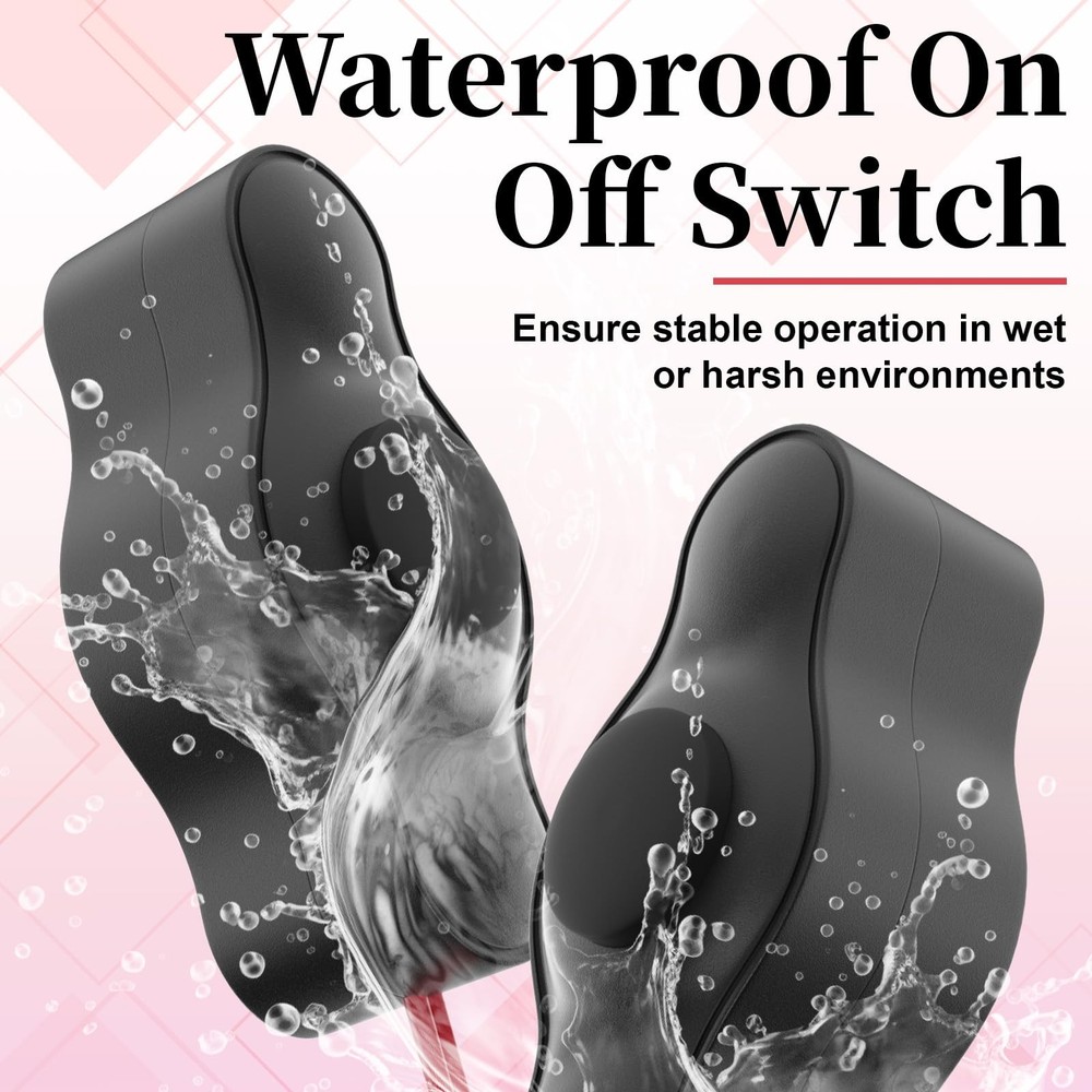 12V Waterproof On Off Switch, Inline Switch 12V with Quick Connector, Motorcy...