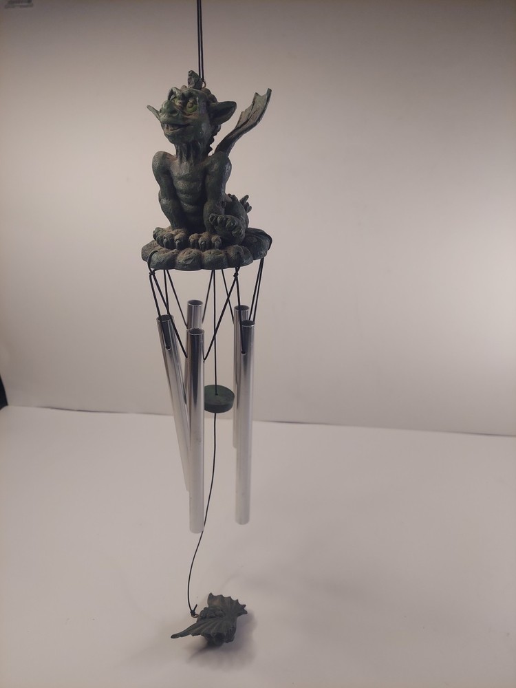 Resin Gargoyle Gaurdian Wind Chime