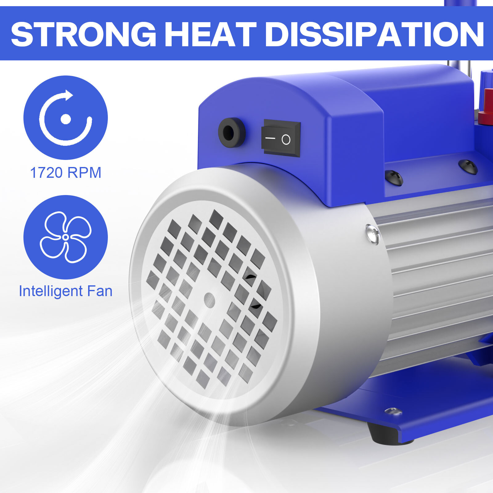 4 CFM 1/3HP Air Vacuum Pump HVAC Manifold Gauge Set AC A/C Refrigeration Kit US