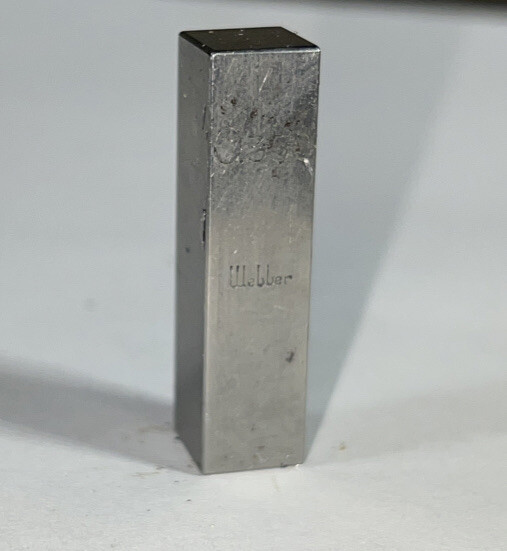 .350 Starrett-Webber Gage Block Used