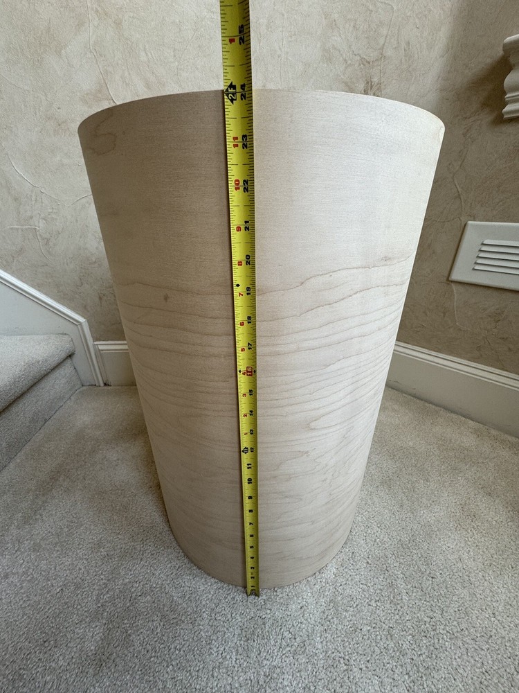 Keller 8 ply Maple Drum Shell 16" Diameter 24” Deep - Virgin Not Drilled