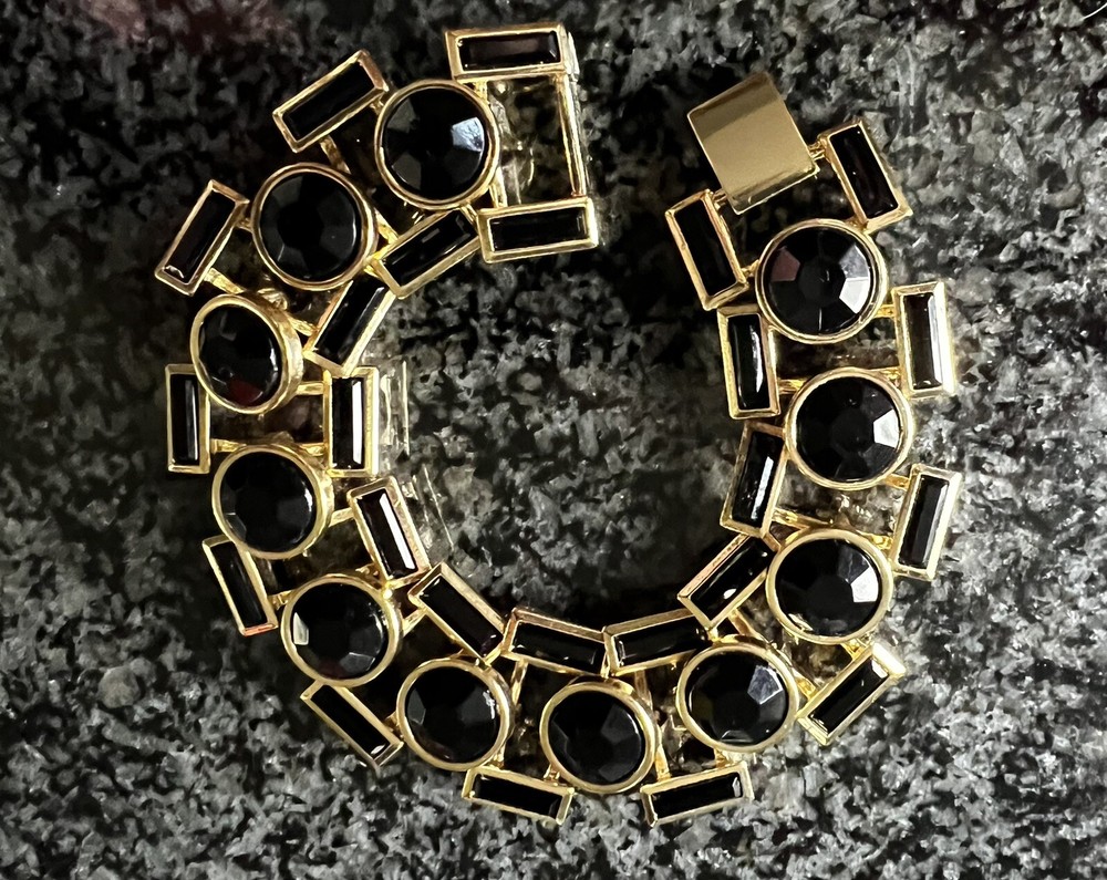 Mid Century Statement Bracelet 8” Long