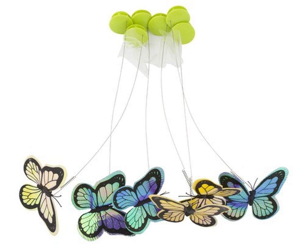 Butterfly Teaser Toy Refills 6Pack 360 Degree Rotation for Interactive Play