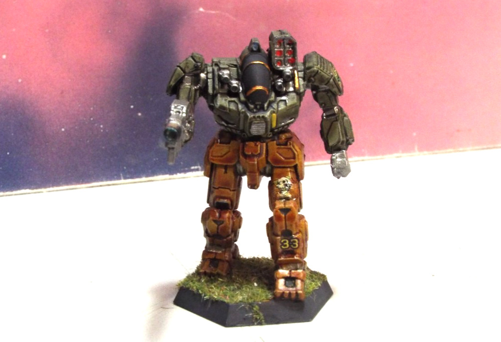 BATTLETECH BATTLEMASTER MECH [CAPELLAN DEATH COMMANDOS] (CATALYST, PAINTED)