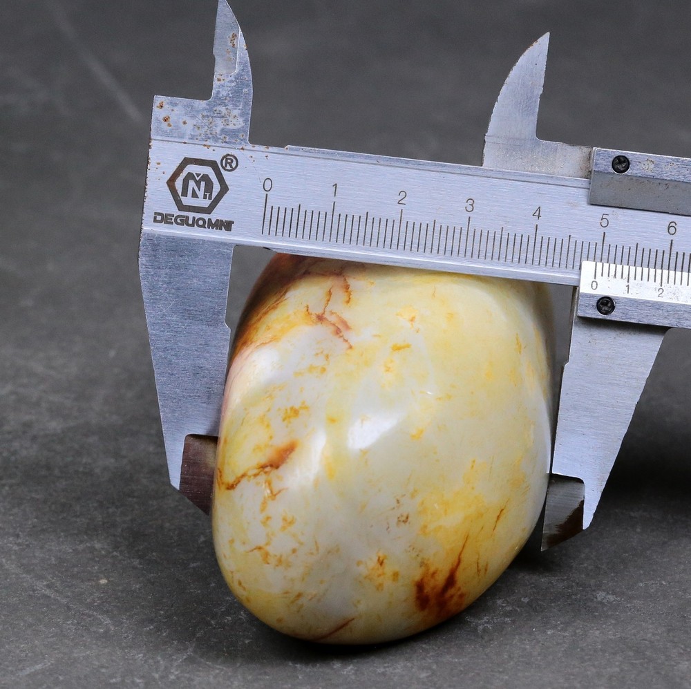 466G Certified 100% Hetian jade(Nephrite) Raw stone 和田玉青花籽料原石