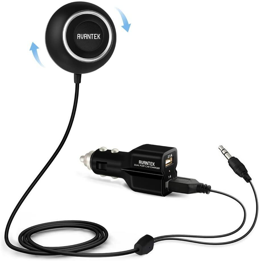 AVANTEK BC-L6 Bluetooth 4.0 Hands-Free Car Kit Wireless Stereo Audio Receiver
