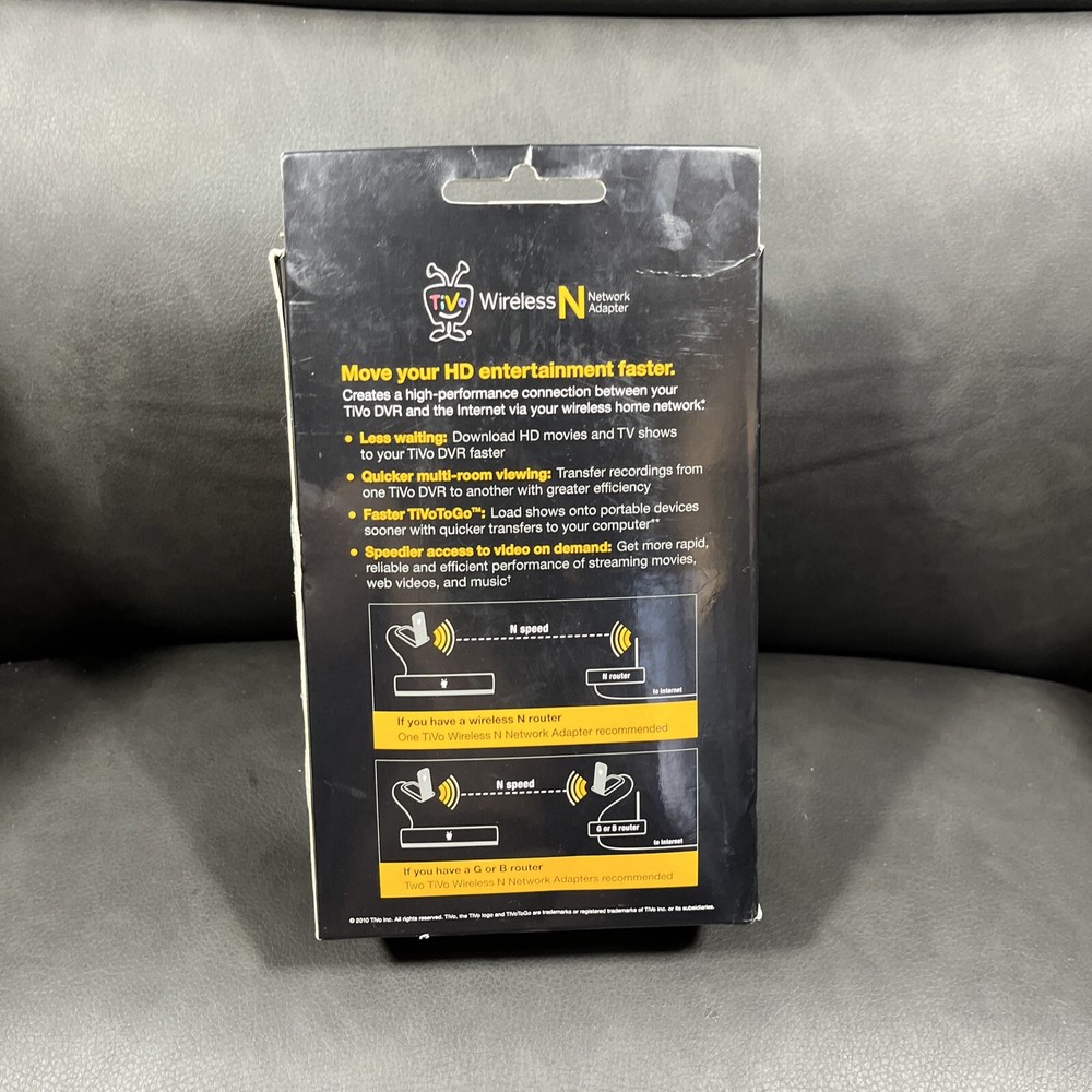 TiVo Wireless N Network Adapter AN0100 New Open Box