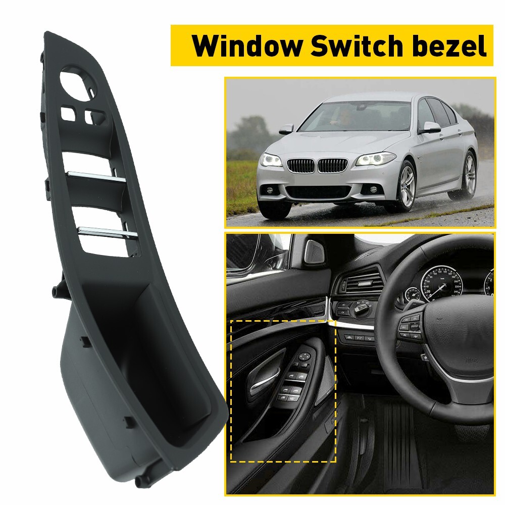 Door Switch Panel Handle Pull Inner Trim Front Left Fit 10-17 BMW 5 Series F10