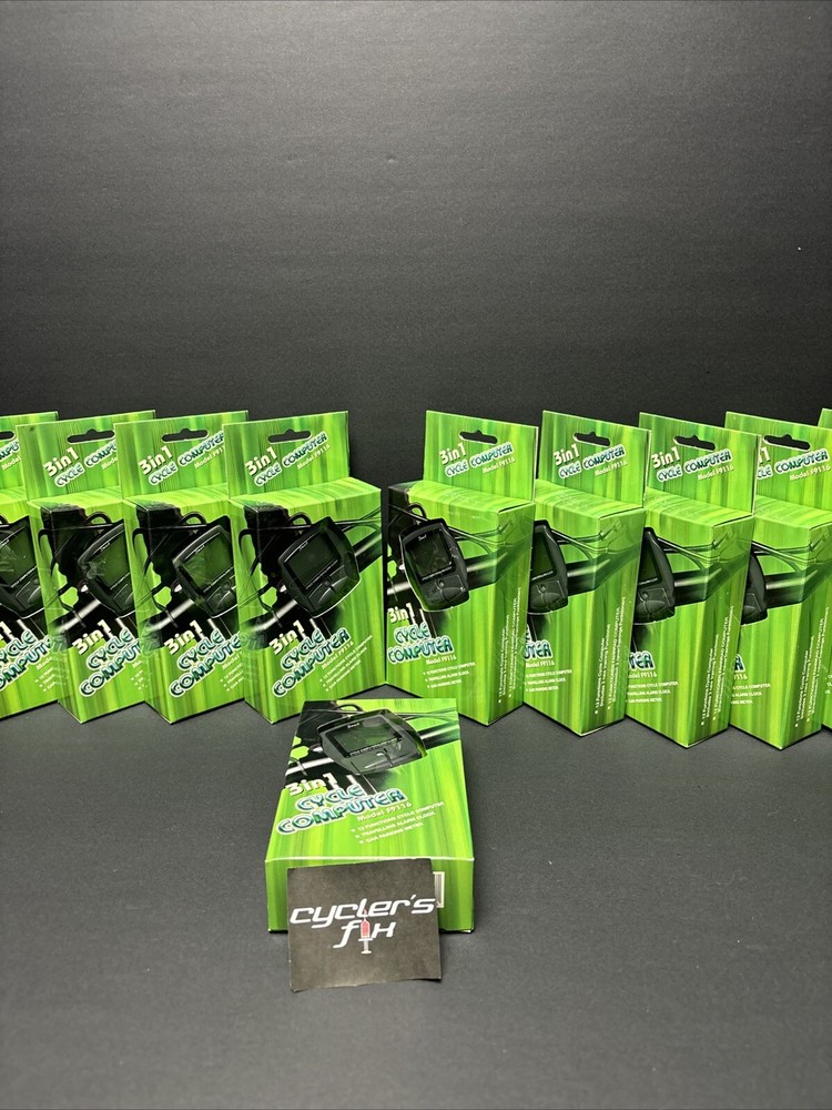 (10) Wired 12 Function Bike Cycling Computer Speedometer Tripmeter Odometer Time