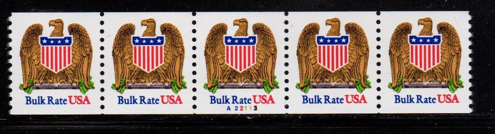 #2602 Eagle & Shield PNC5  Pl #A22113 - MNH