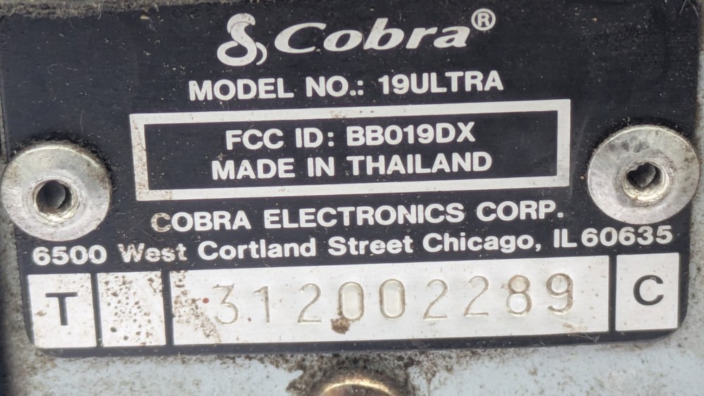 Cobra 19 Ultra CB Radio Mobile Transceiver Compact Unit
