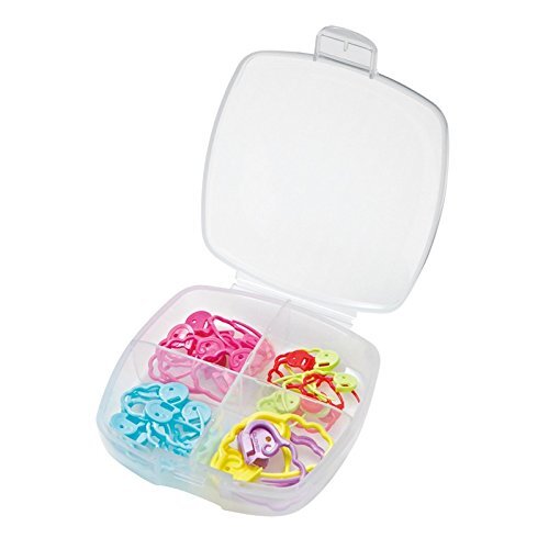 Clover Quick Locking Stitch Marker Set 36 Multicolor Craft Tools