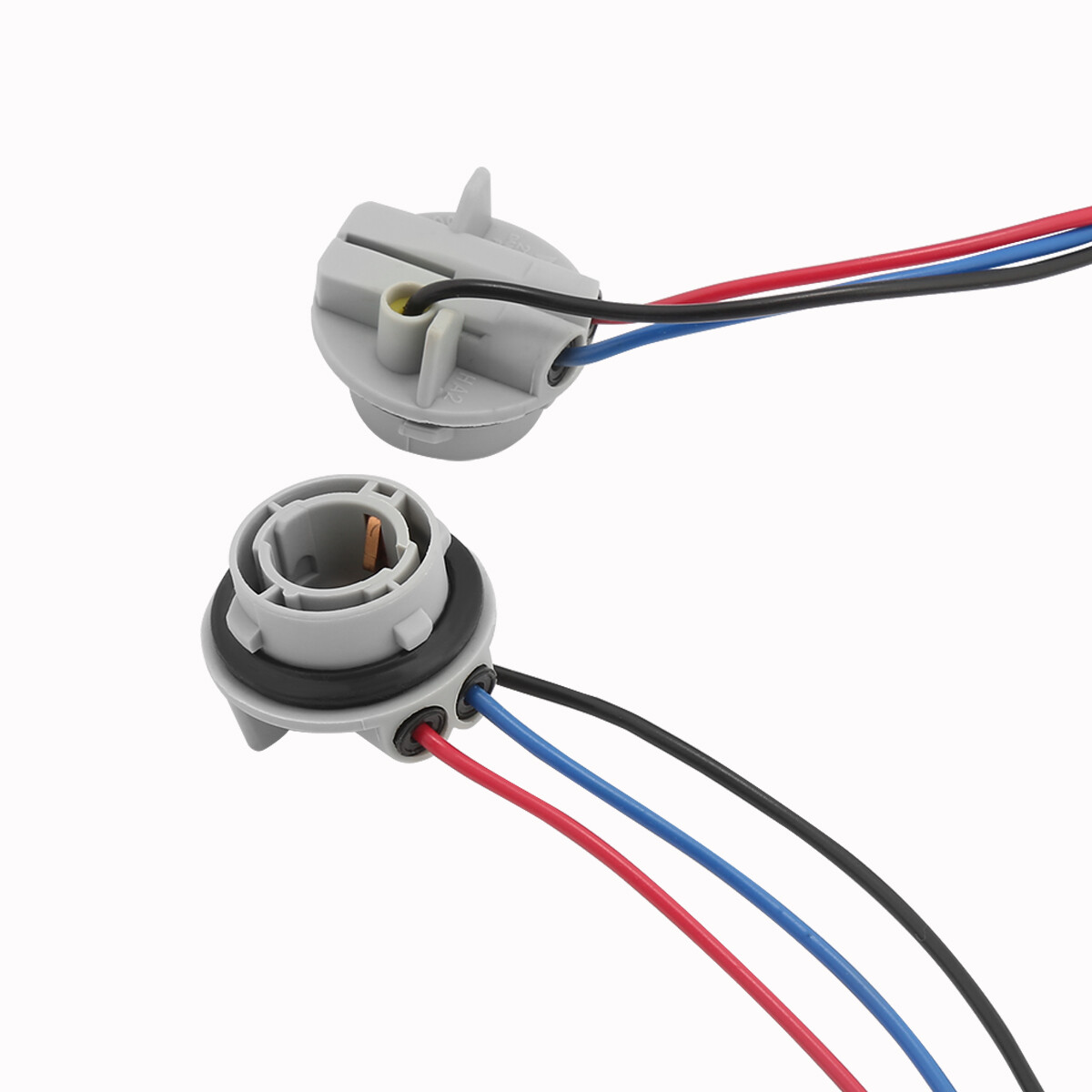 2pcs 1157 2057 2357 Tail Stop Brake Light Female Connector Socket Wiring Harness