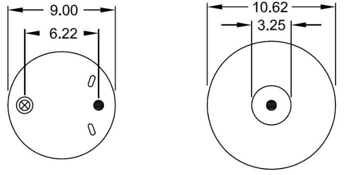 4 of Freightliner Airbag Air Spring Replace 16-13810-000, Firestone W01-358-9781