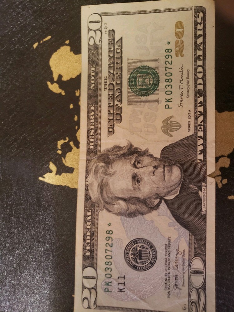 Six Pointed Star On A Star Note
