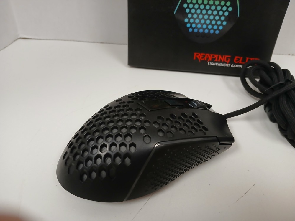 Redragon Reaping Elite Lightweight Wired Gaming Mouse, Black