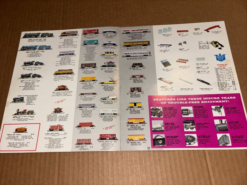 1962-1963 Tyco Trains Catalog