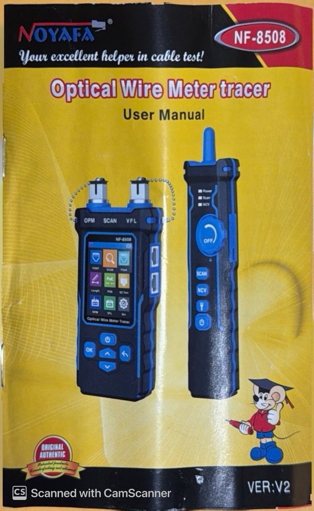 NOYAFA Optical Wire Meter Tracer Optical Cable Tester