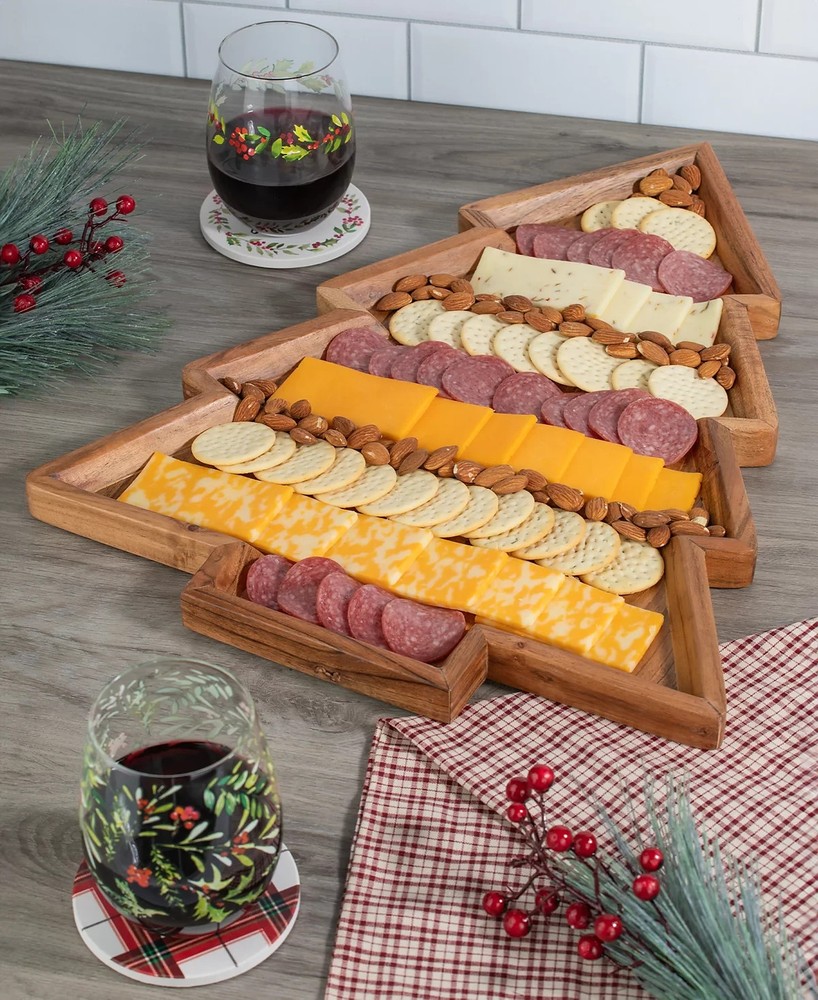 Thirstystone Christmas Tree Serve Board - Multi