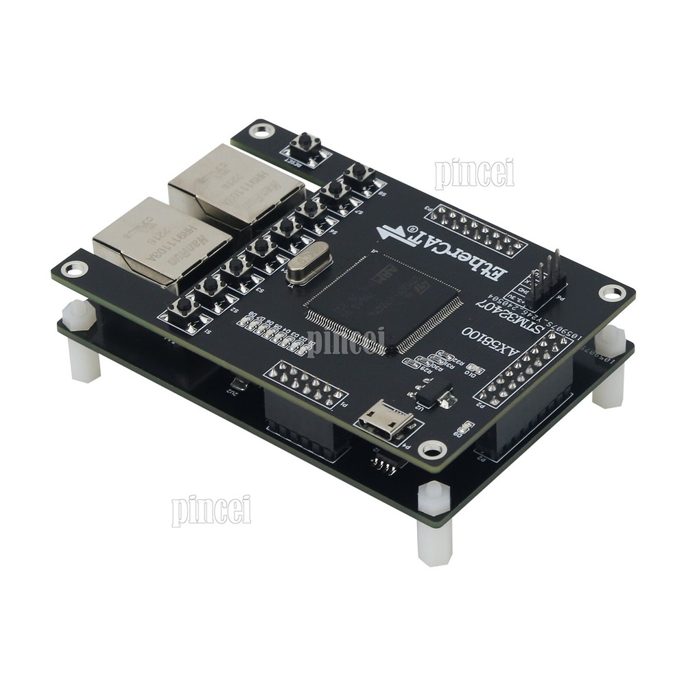 AX58100 STM32407 Slave Station Development Board for EtherCAT Slave Station