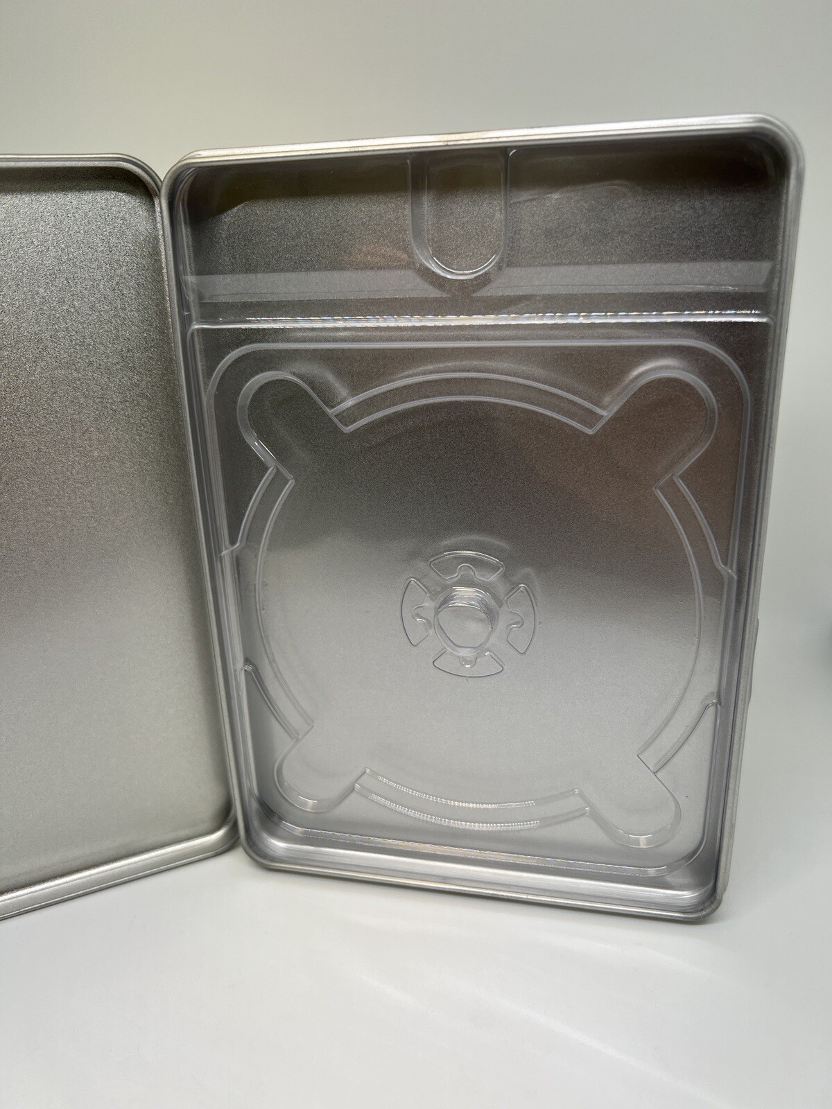 2 PCS NEW HIGH QUALITY TIN DVD CASE NO WINDOW NO INDENT, CLEAR TRAY, BL903