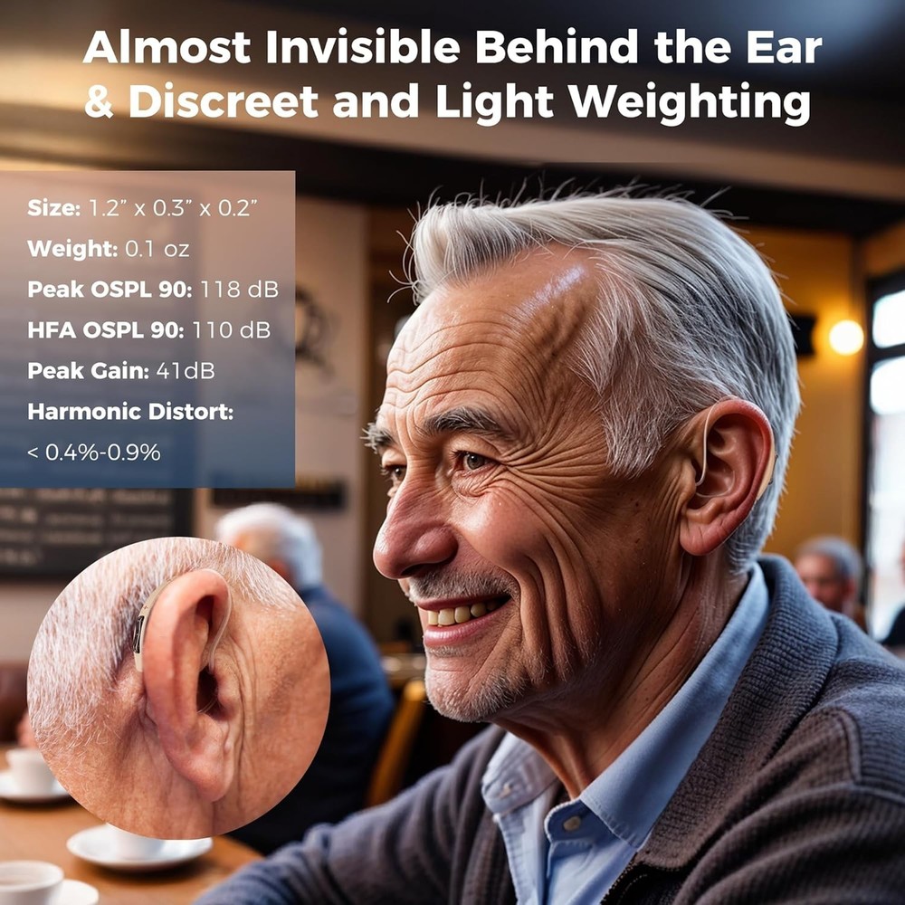 Advanced Multi-Channel Digital Hearing Aids for Seniors - Comfortable & Discreet