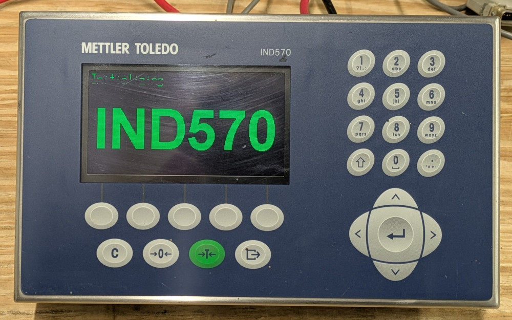 Mettler Toledo IND570 Weighing Terminal Analog Scale Panel POWERS ON ~ UNTESTED